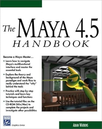 the maya 4 5 handbook 1st edition adam watkins 1584502347, 978-1584502340