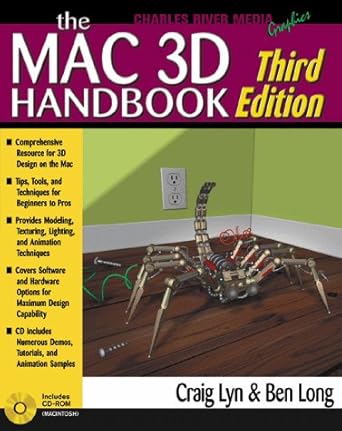 the macintosh 3d handbook 1st edition craig lyn ,ben long 1886801835, 978-1886801837