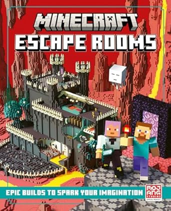 minecraft escape rooms official illustrated creative guide with 13 big minecraft escape room builds to create