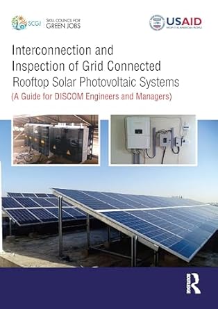 interconnection and inspection of grid connected rooftop solar photovoltaic systems 1st edition tanmay