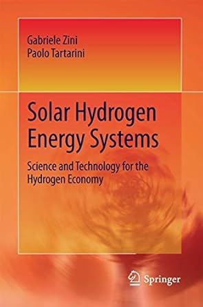 solar hydrogen energy systems science and technology for the hydrogen economy 1st edition gabriele zini
