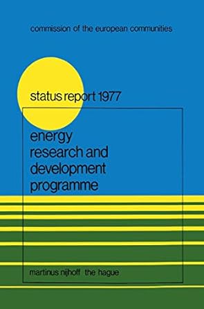 energy research and development programme first status report 1st edition cec dg 9024720591, 978-9024720590