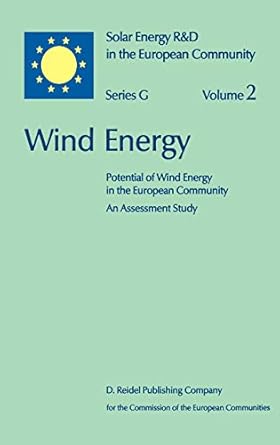 wind energy potential of wind energy in the european community an assessment study 1st edition h selzer