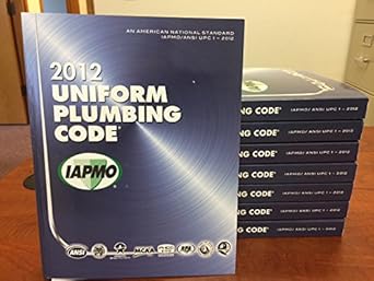 2012 uniform plumbing code 1st edition iapmo 1938936183, 978-1938936180