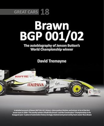 brawn bgp 001/02 the autobiography of jenson buttons world championship winner 1st edition david tremayne
