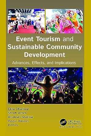 event tourism and sustainable community development advances effects and implications 1st edition ekta