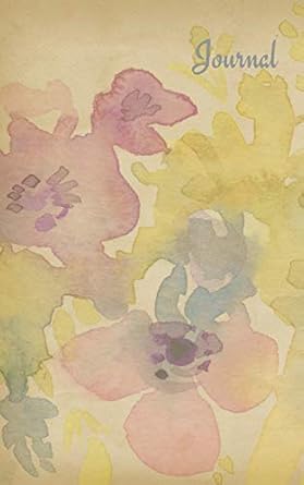 journal watercolor flowers 100 sheets/200 pages 5 x 8 1st edition atkins avenue books 1675101841,
