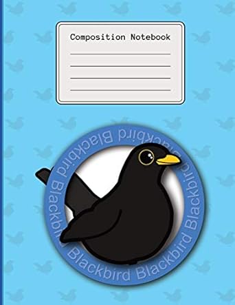 composition notebook bird design journal cute nature school book exercise book large college ruled 120 pages