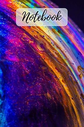 notebook bubble rainbow colored notebook / journal / diary 1st edition publishing journey 168756888x,