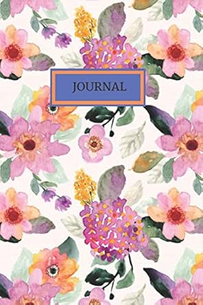 lined notebook vintage floral/flowers designs journal notebook diary vintage flowers and botanical designs