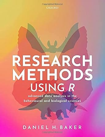 research methods using r 1st edition baker 0192896598, 978-0192896599