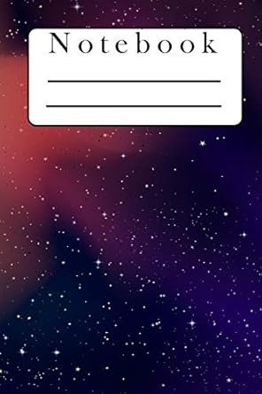notebook composition notebook galaxy universe design 120 sheets grid dotted 6x9 perfect as a gift or for