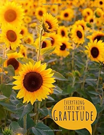 everything starts with gratitude daily gratitude journal calendar calendar journal planner inspirational as