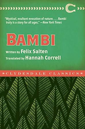 bambi 1st edition felix salten ,hannah correll 1949846059, 978-1949846058