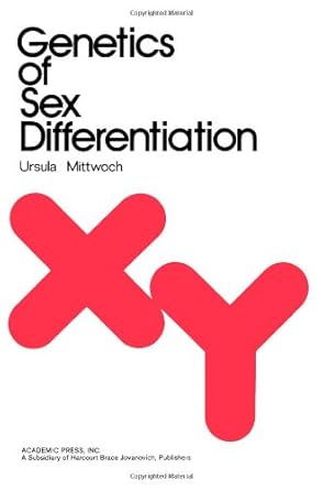 genetics of sex differentiation 1st edition ursula mittwoch 0125010400, 978-0125010405