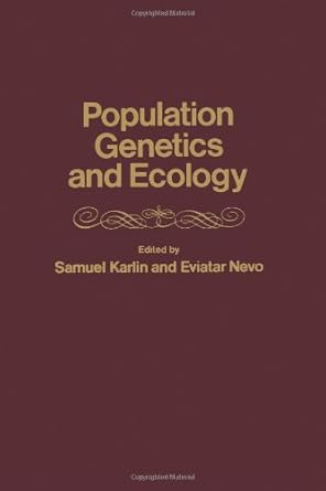 population genetics and ecology proceedings of the conference held in israel march 1975 1st edition samuel