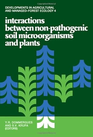 interactions between non pathogenic soil microorganisms and plants 1st edition s v editor dommergues, y r and