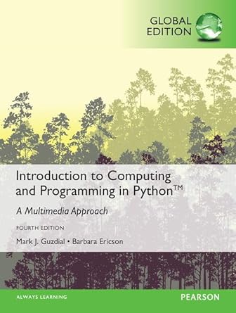 introduction to computing and programming in python with myprogramminglab 1st edition mark j guzdial ,barbara