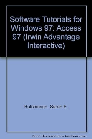 advantage interactive series microsoft access 97 cd rom 1st edition mind q publishing 0256268169,
