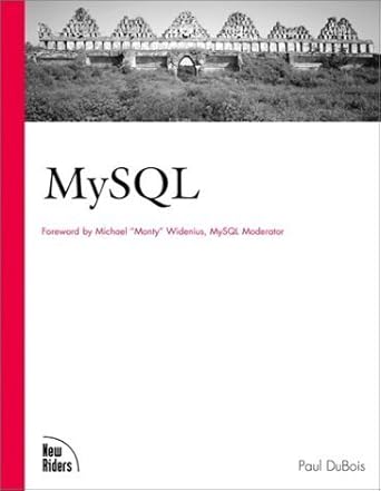 mysql 1st edition paul dubois 0735709211, 978-0735709218