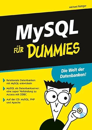 mysql fur dummies 1st edition michael ruttger 3527700641, 978-3527700646