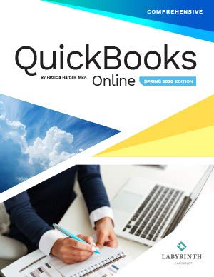 quickbooks online comp spring 2020 1st edition patricia hrtley 1640612181, 978-1640612181