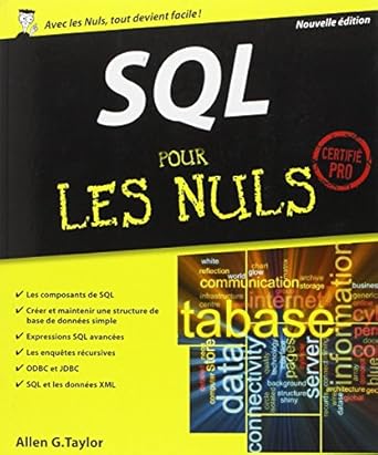 sql pour les nuls 1st edition allen g taylor 275405863x, 978-2754058636