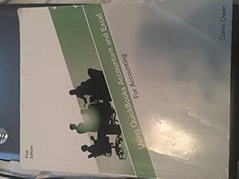 using quickbooks accountant and excel for accounting 1st edition glen owen 1285556496, 978-1285556499