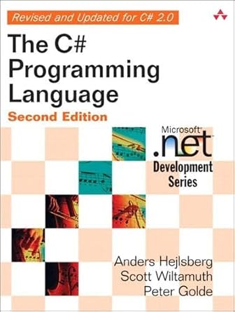 the c# programming language 1st edition anders hejlsberg ,scott wiltamuth ,peter golde 0321334434,