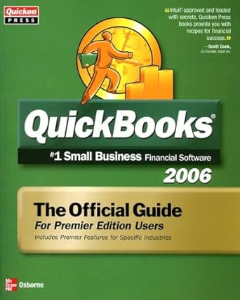 quickbooks 2006 the official guide 1st edition unknown author 0072262745, 978-0072262742