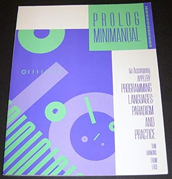 programming languages paradigm and practice prolog mini manual 1st edition thom luce ,tom hankins ,tom