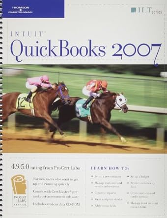 intuit quickbooks 2007 1st edition robert tremblay, don tillett 1423958942, 978-1423958949