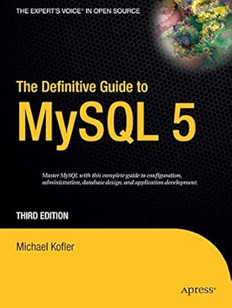 the definitive guide to mysql 5 1st edition michael kofler 1590595351, 978-1590595350
