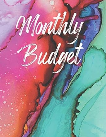 household budget notebook workbook to track bills income expenses family finances monthly budget planner