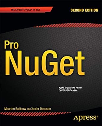 pro nuget 1st edition maarten balliauw ,xavier decoster 1430260017, 978-1430260011