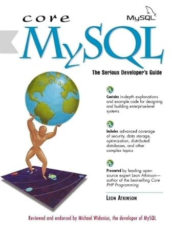 core mysql 1st edition leon atkinson 0130661902, 978-0130661906