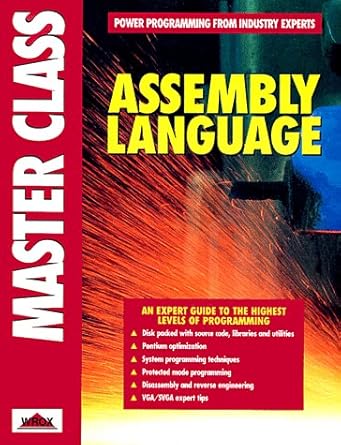 assembly language master class 1st edition igor chebotko ,peter kalatchin ,yuri kiselev ,efim podvoisky
