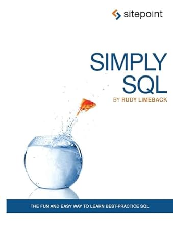 simply sql 1st edition rudy limeback 0980455251, 978-0980455250