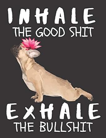 inhale the good shit exhale the bad shit a gratitude journal with prompts for awesome bitches dealing with