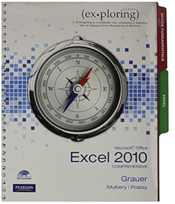 microsoft office excel 2010 + myitlab with pearson etext access card comprehensive 1st edition robert t