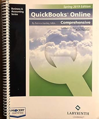 quickbooks online comp w/2 access code 1st edition mba patricia hartley 1640610561, 978-1640610569