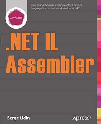 net il assembler 1st edition serge lidin 1430267615, 978-1430267614