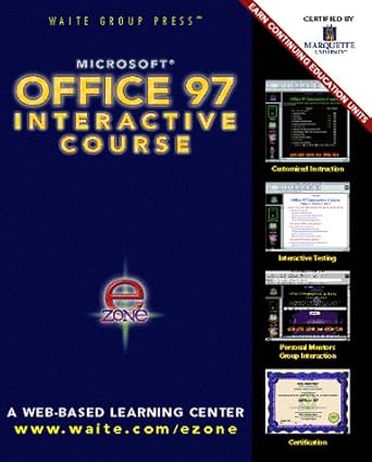 microsoft office 97 interactive course 1st edition greg m perry 157169093x, 978-1571690937