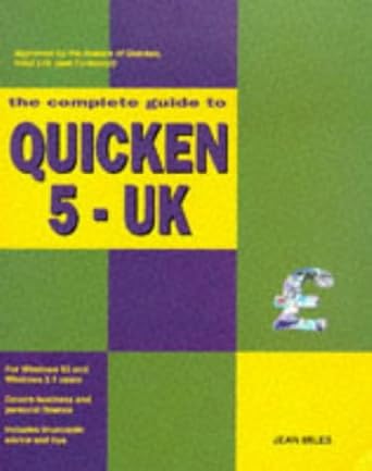 the complete guide to quicken 5 uk 1st edition jean miles 1874029555, 978-1874029557