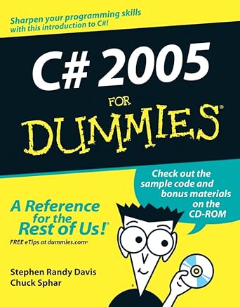 c# 2005 for dummies 1st edition stephen randy davis ,chuck sphar 0764597043, 978-0764597046