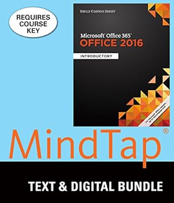 bundle shelly cashman series microsoft office 365 and office 2016 introductory + lms integrated mindtap