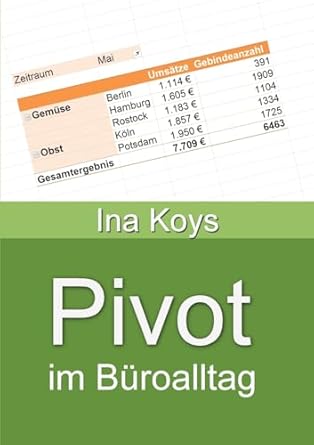 pivot im buroalltag excel 2021 und 365 1st edition ina koys 3947536860, 978-3947536863