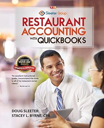 restaurant accounting with quickbooks how to set up and use quickbooks to manage your restaurant finances 1st