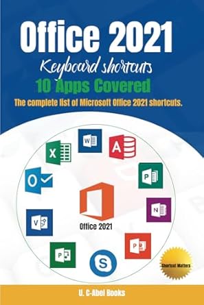 office 2021 keyboard shortcuts 1st edition u c abel books 9785857700, 978-9785857702