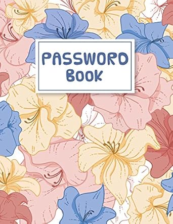 password book internet password book 8 5 x11 large print password log book for protect your website usernames